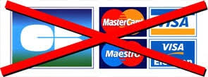 Règlement par chèque ou espèces, pas de cartes bancaires. Règlement par chèque ou espèces, pas de cartes bancaires.